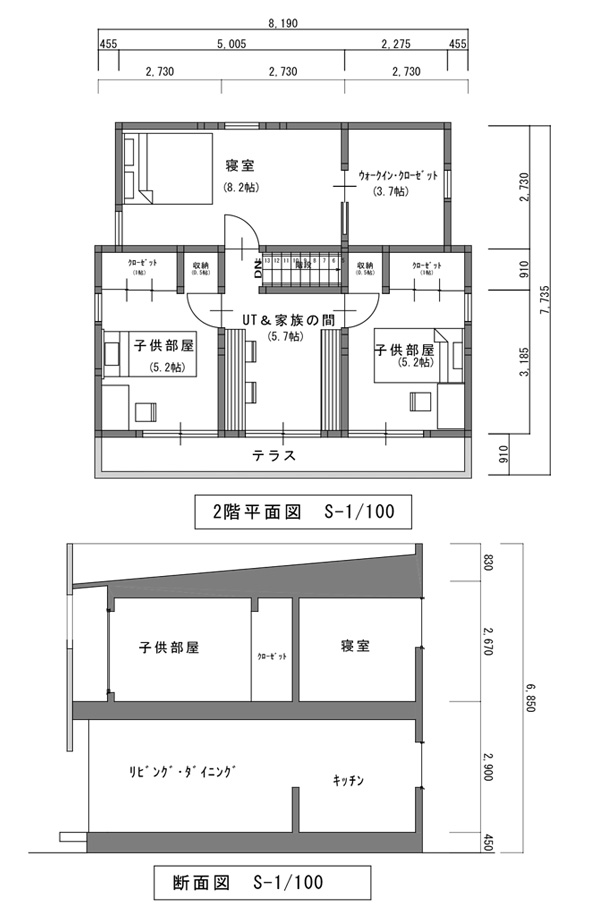 2階平面図