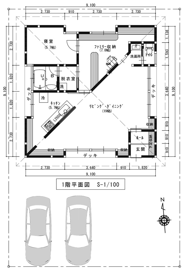 1階平面図
