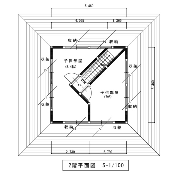 2階平面図